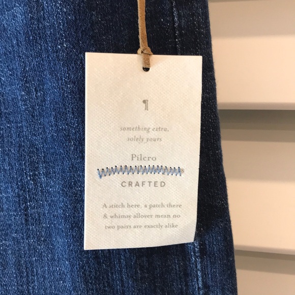 Anthropologie slim boyfriend jeans sequins NWT 8 - Picture 4 of 10